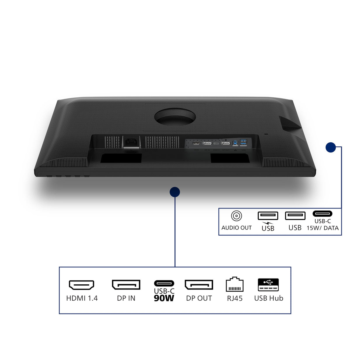 EAN 8721038004434 - Philips 3000 series 24B2U3301D/00 pantalla para PC 61,2 cm (24.1") 1920 x 1200 Pixeles WUXGA LCD Negro imagen 7