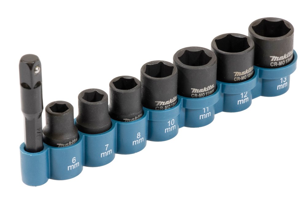 Makita Impact Socket Set 1 4" 8 Pcs. 6-13mm