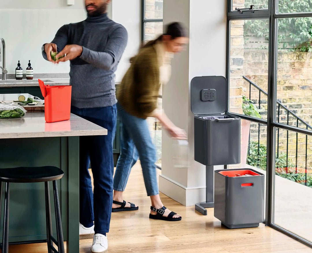 Joseph Joseph Waste Bin Totem 40 L Grey