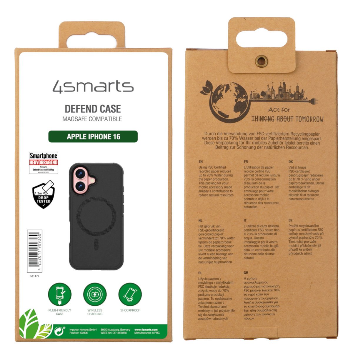 EAN 4252011909360 - 4smarts 541179 funda para teléfono móvil 15,5 cm (6.1") Negro imagen 7