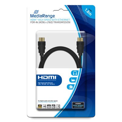 EAN 4260459612599 - MediaRange MRCS156 cable HDMI 1,8 m HDMI tipo A (Estándar) Negro imagen 1