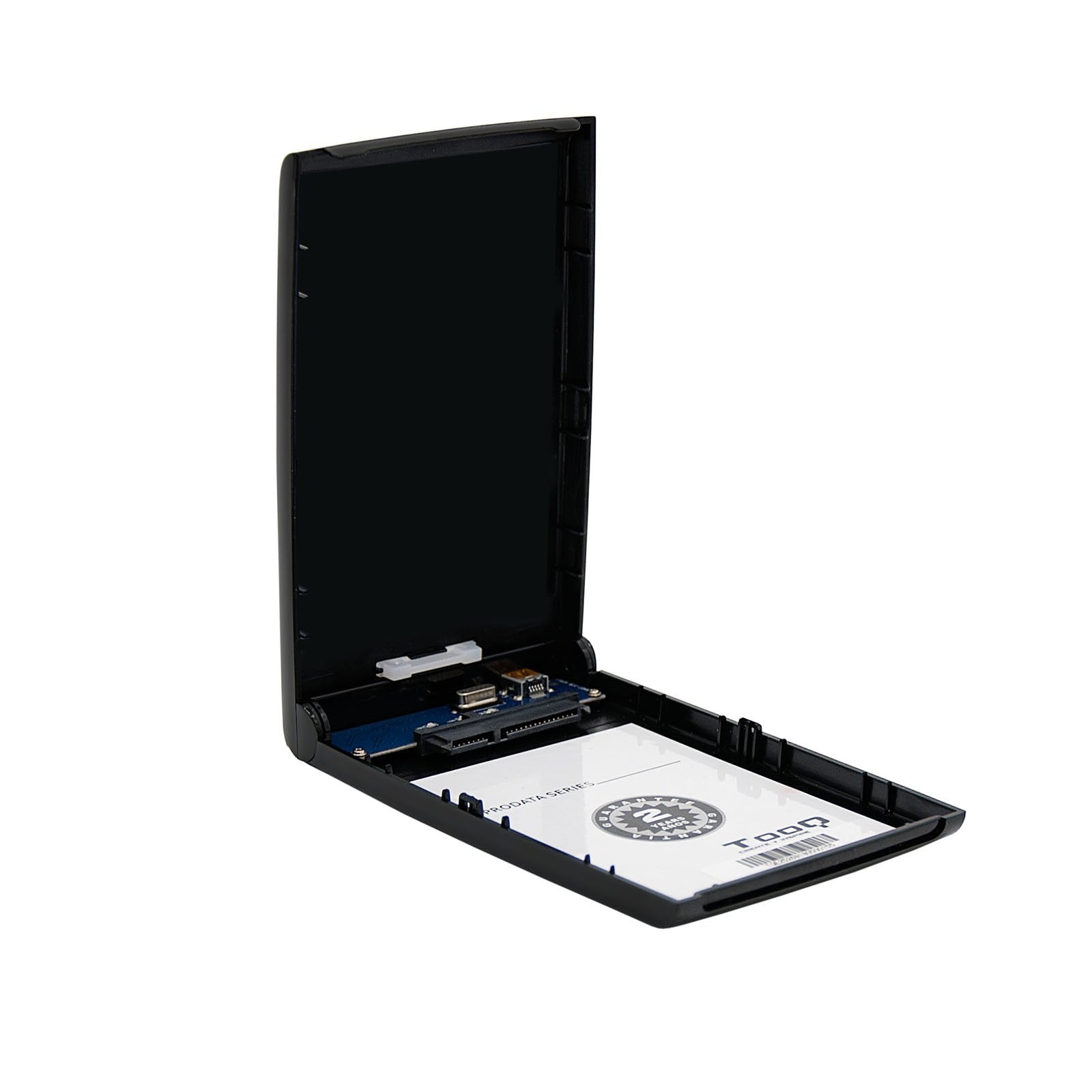 Tooq Carcasa Externa Hdd/Sdd 2.5" Hasta 12,5mm Sata Usb 3.0 - Sin Tornillos - Negro