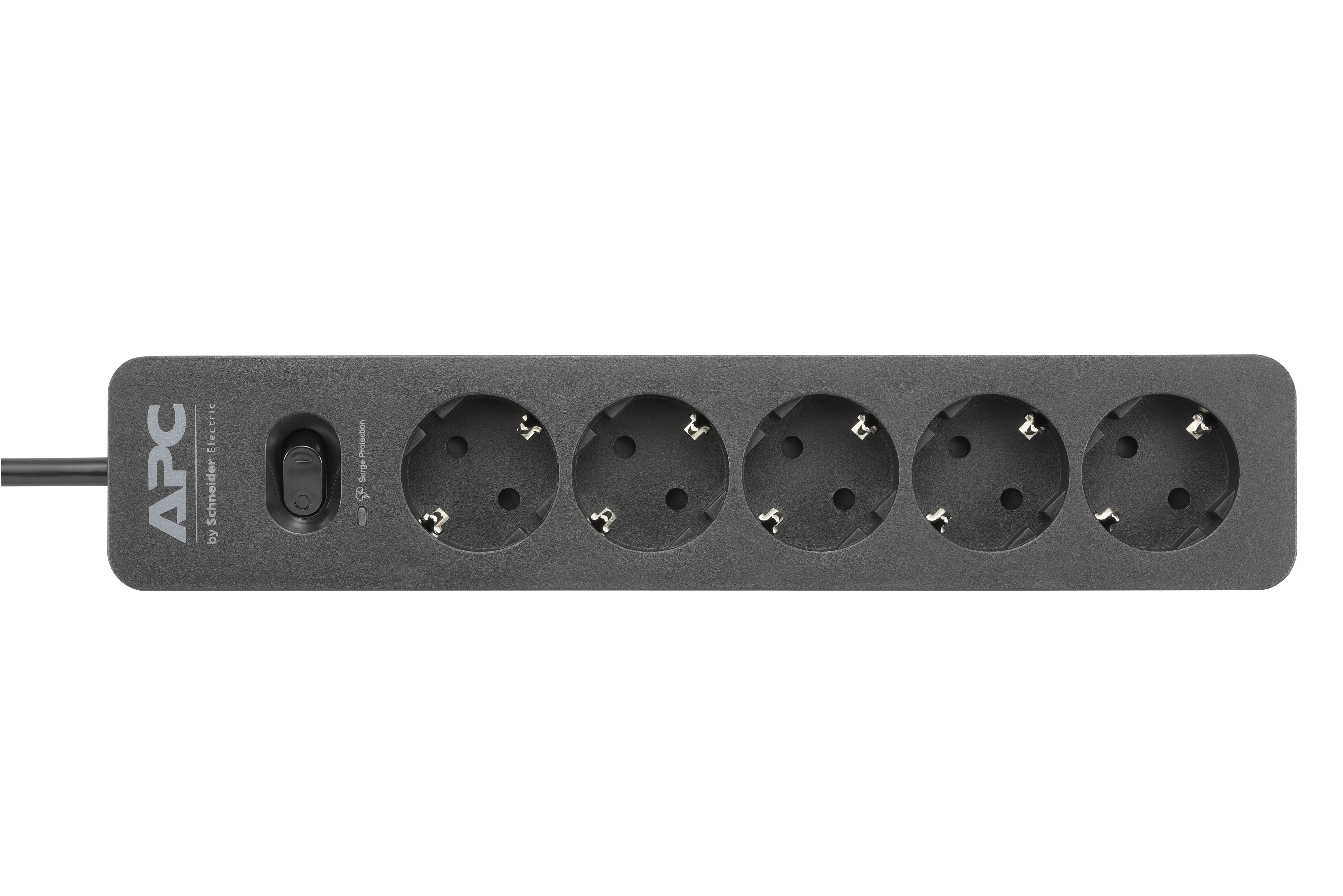 EAN 0731304347033 - APC PME5B-GR limitador de tensión Negro 5 salidas AC 230 V 1,5 m imagen 2