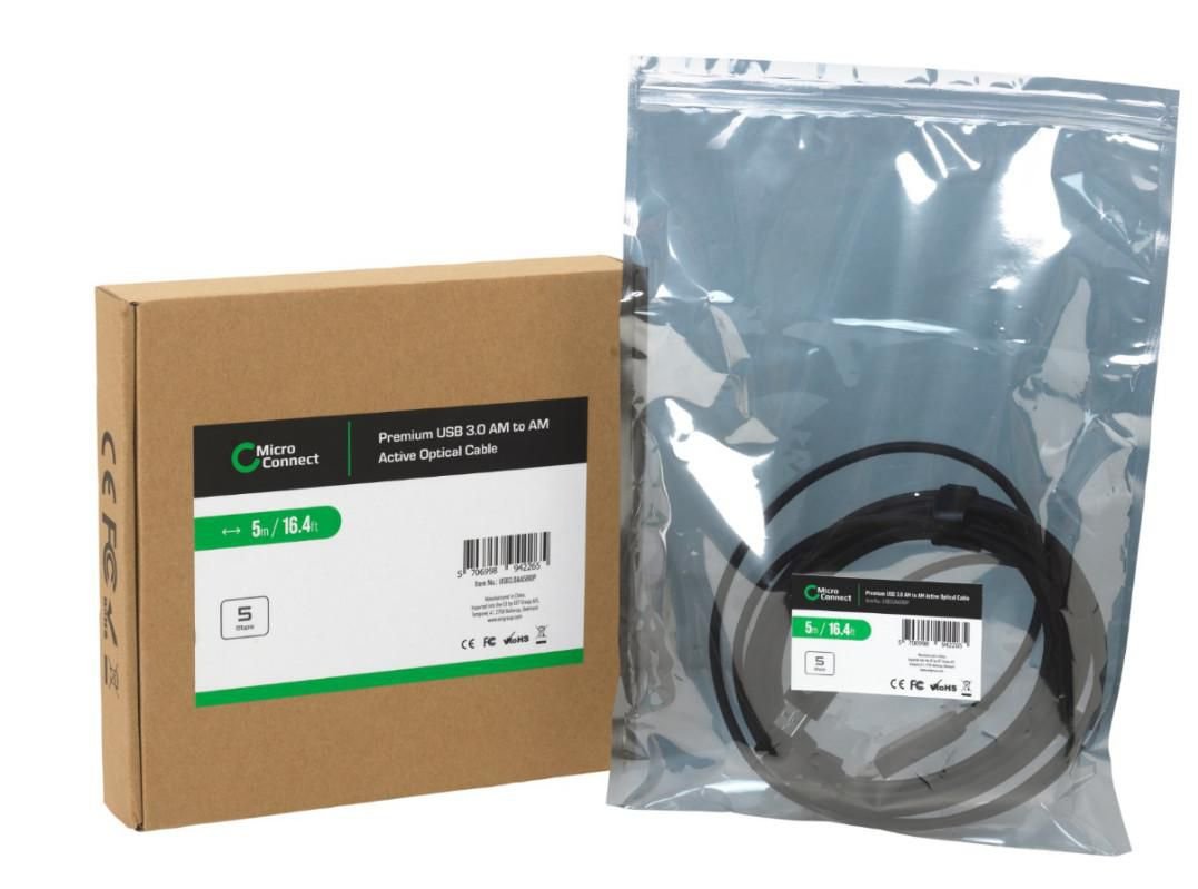 Microconnect Usb3.0aa5bop Cable Usb 5 M Usb 3.2 Gen 1 (3.1 Gen 1) Usb A Negro