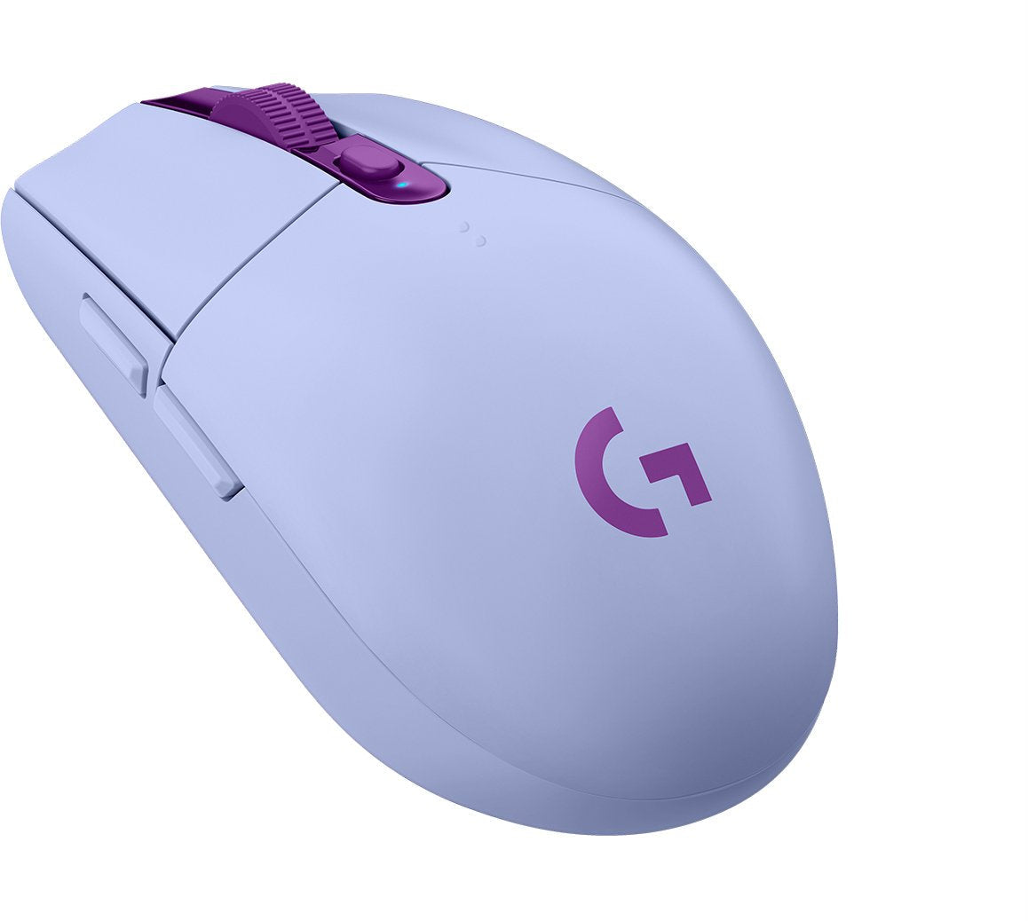 Logitech G305 Lightspeed Raton Inalambrico Usb 12000dpi - 5 Botones Programables - Uso Diestro - Color Violeta