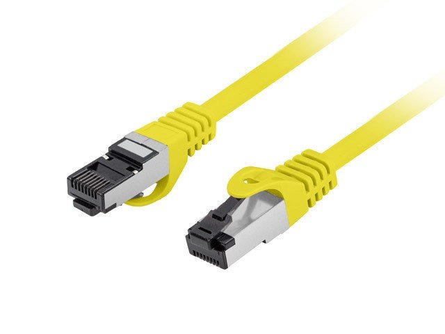 EAN 5901969440454 - Lanberg PCF8-10CU-0100-Y cable de red Amarillo 1 m Cat8.1 S/FTP (S-STP) imagen 1