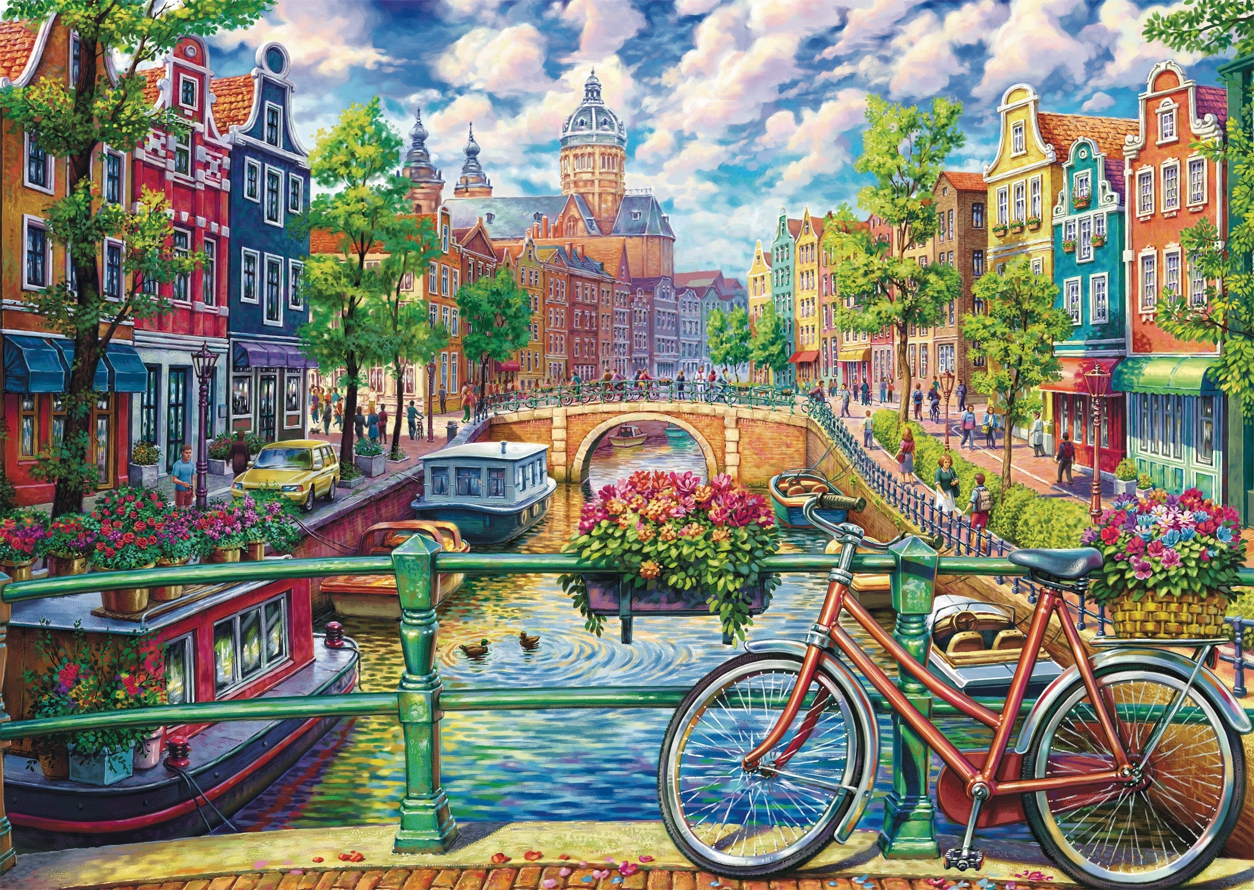 Schmidt Spiele Amsterdamer Grachtenzauber (1000 Teile) 58877