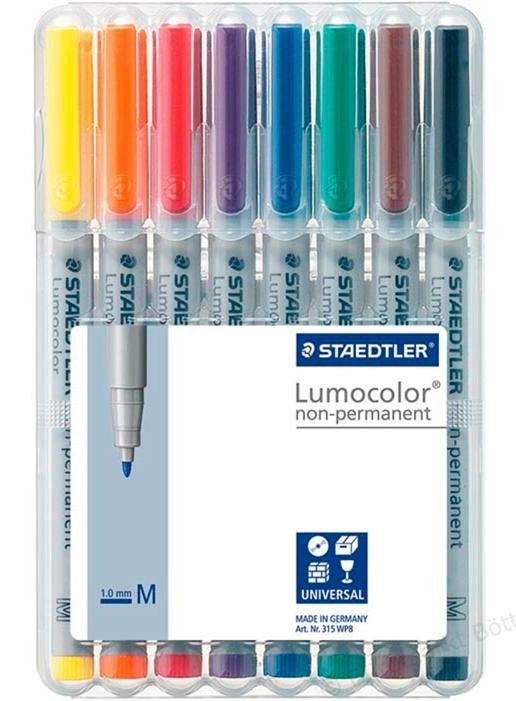Staedtler Rotuladores Lumocolor M Nonperm 8st