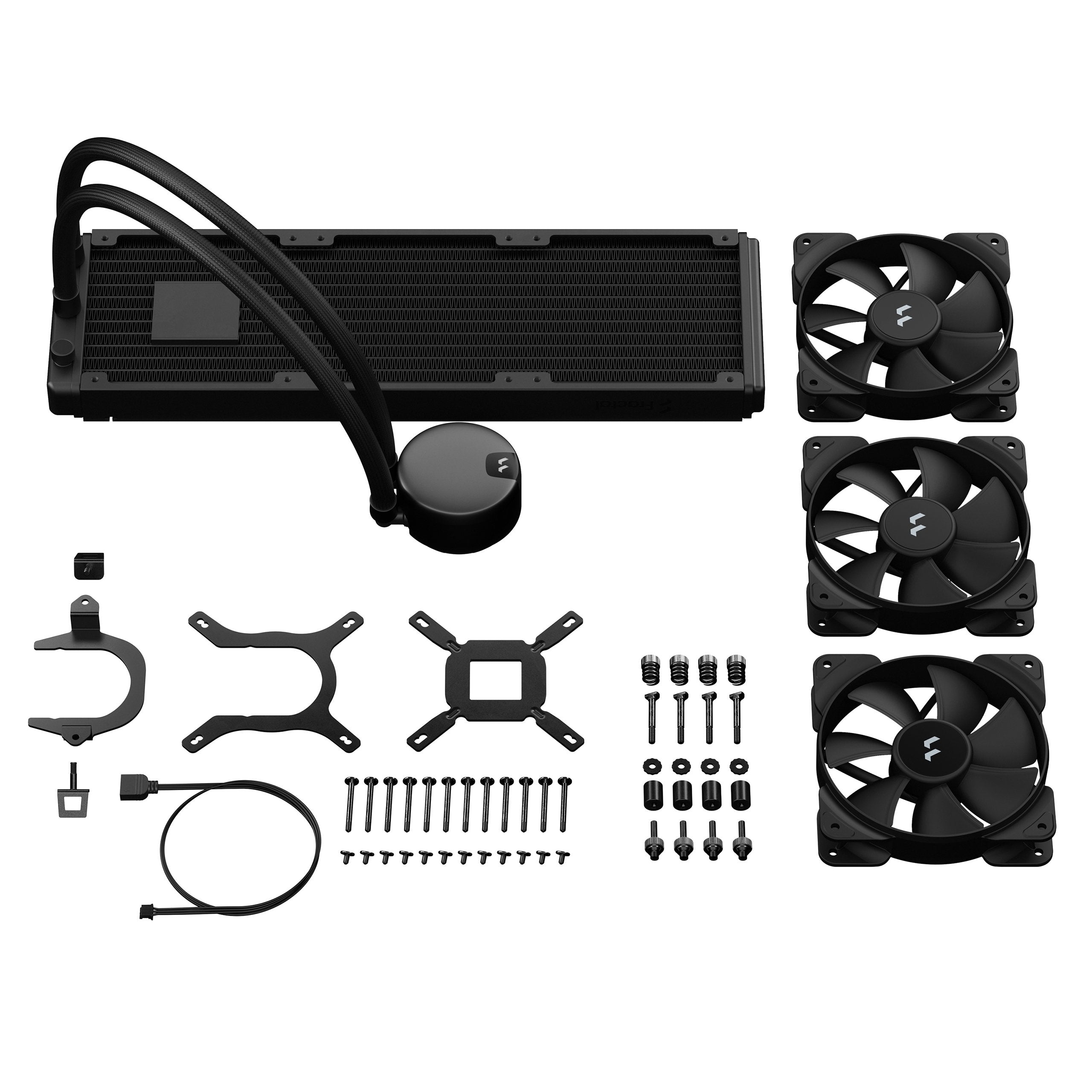 Fractal Design Lumen S36 V2 Procesador Sistema De Refrigeración Líquida Todo En Uno 12 Cm Negro