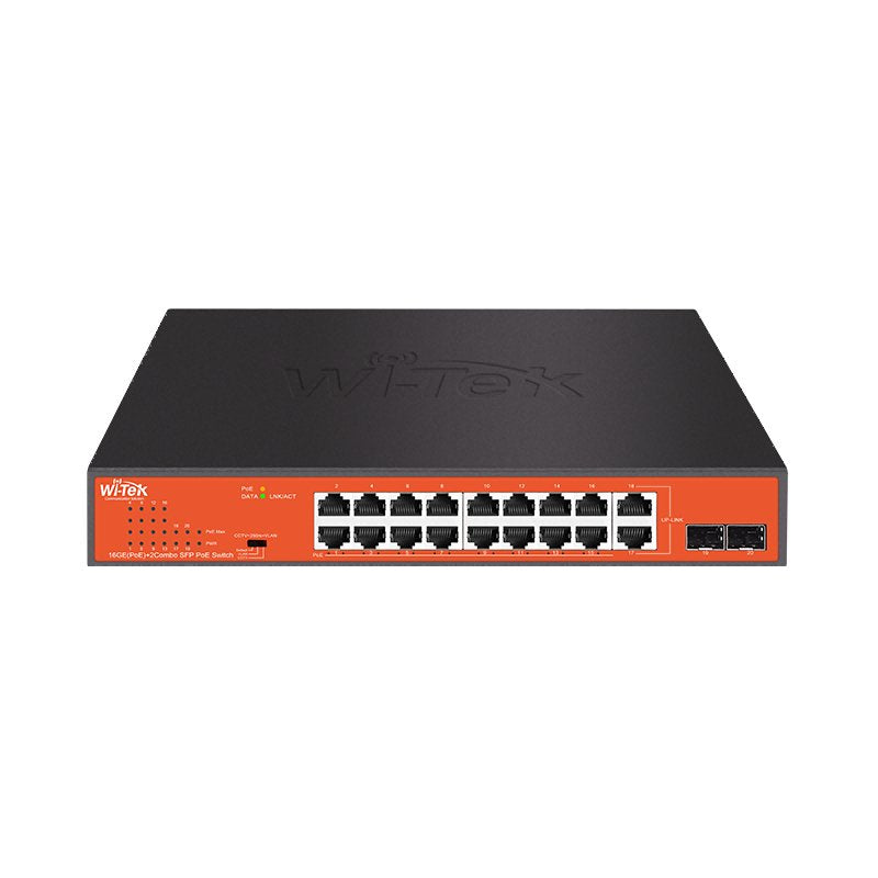 16ge Poe + 2 Combo Sfp Full Gigabit Switch