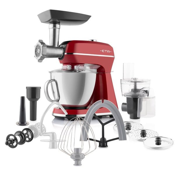 Robot Cocina Eta Eta204390020 Storio Ii, 1200 W, Contenedor Principal De 5 L, Rojo