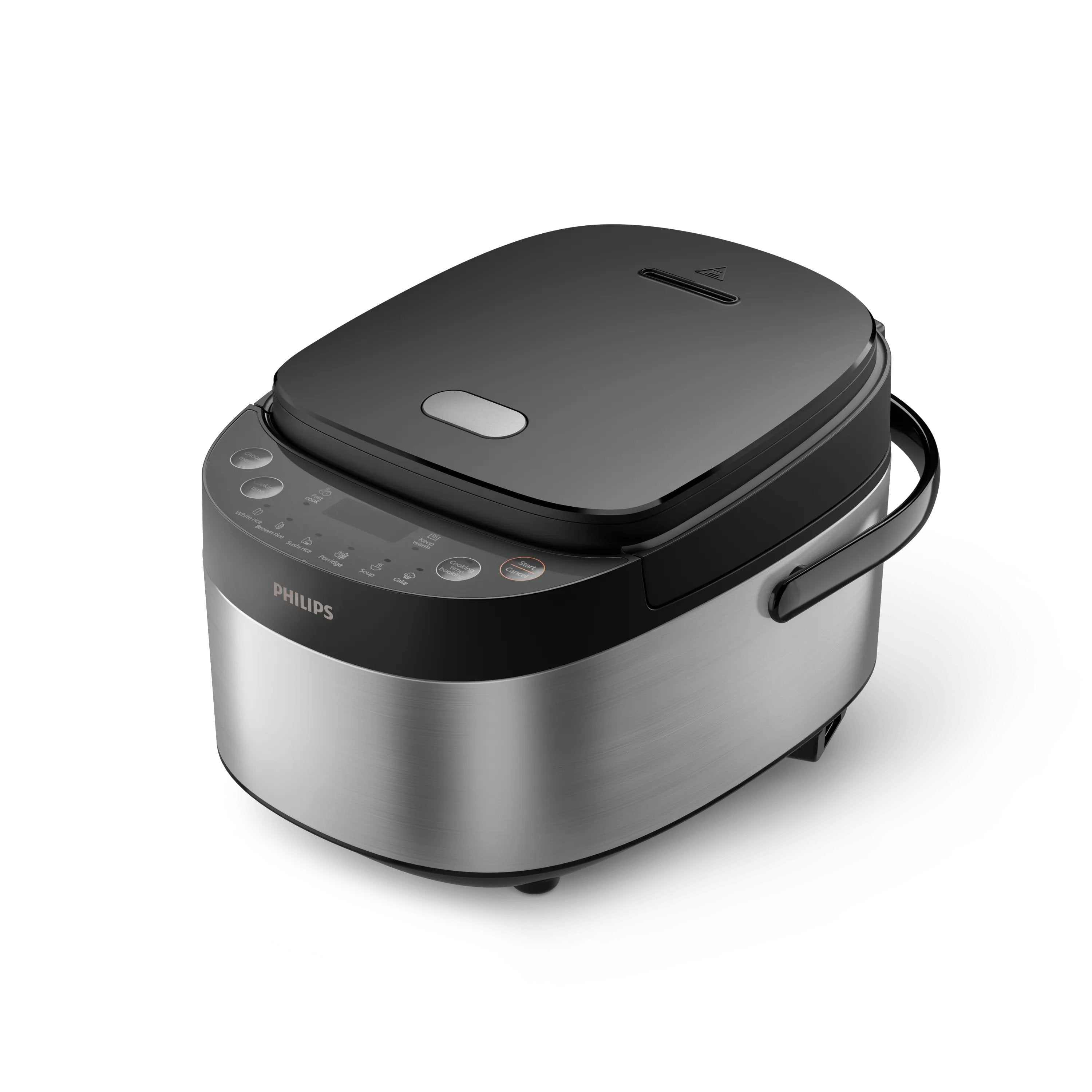 EAN 8720389055300 - Philips HD3093/80 arrocera 0,85 L 653 W Negro, Plata imagen 1