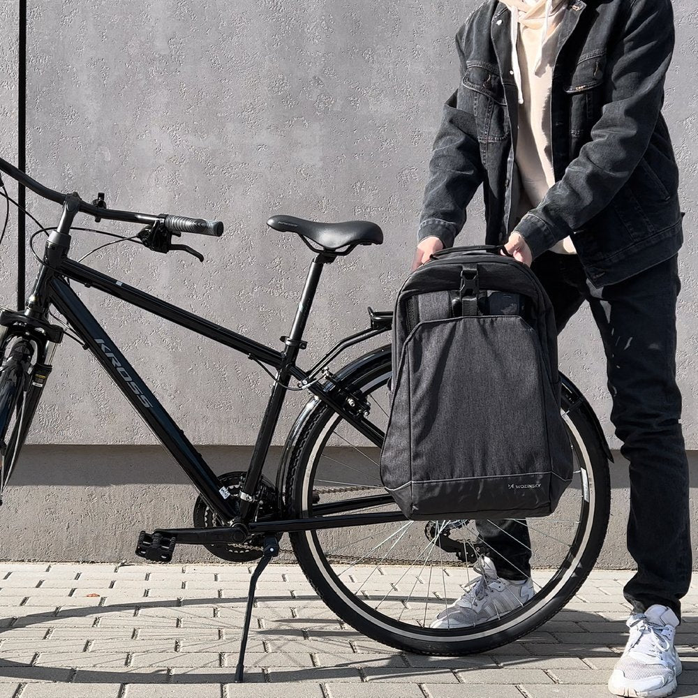 Wozinsky Bicycle Luggage Carrier Bicycle Backpack With A Fra