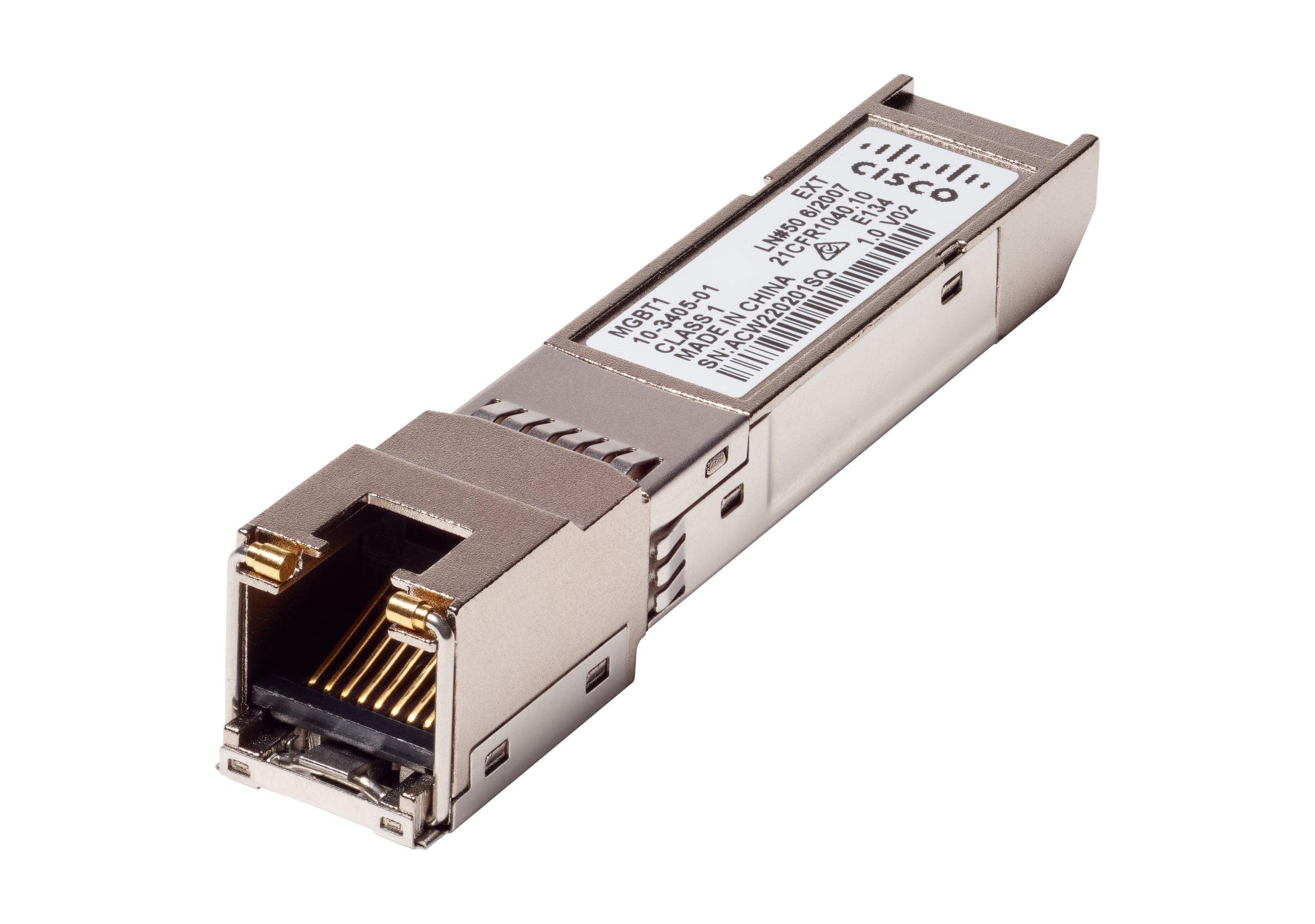 Cisco Gigabit Ethernet Lh Mini-Gbic Sfp Transceiver Convertidor De Medio 1310 Nm