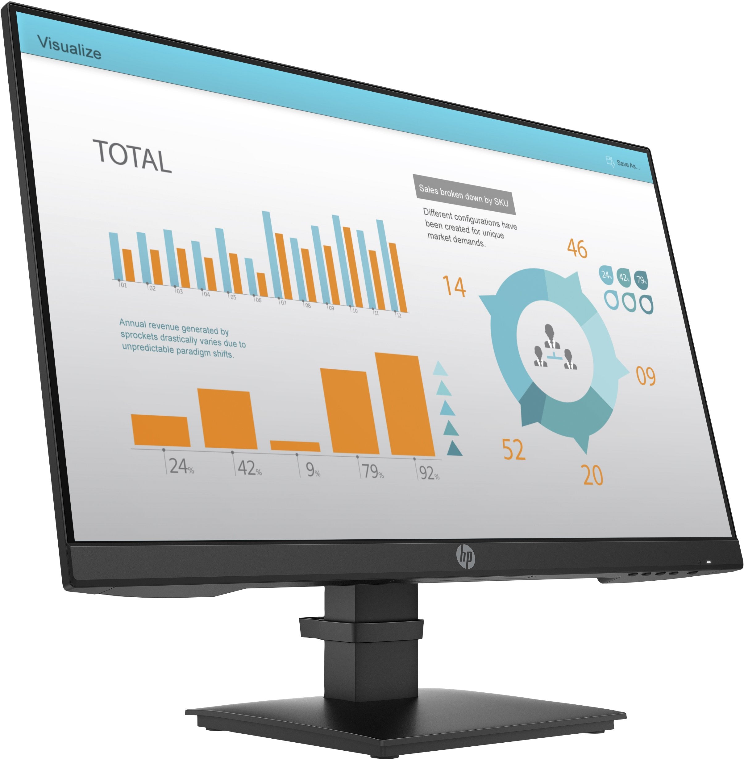 EAN 5715063115589 - HP P-Series P24 G4 pantalla para PC 60,5 cm (23.8") 1920 x 1080 Pixeles Full HD imagen 3