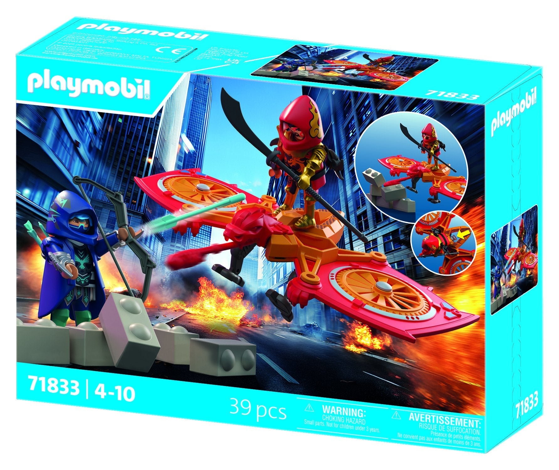 Playmobil 71833 Heroes: Helden-Drohne Gegen Bösen Ninja 71833