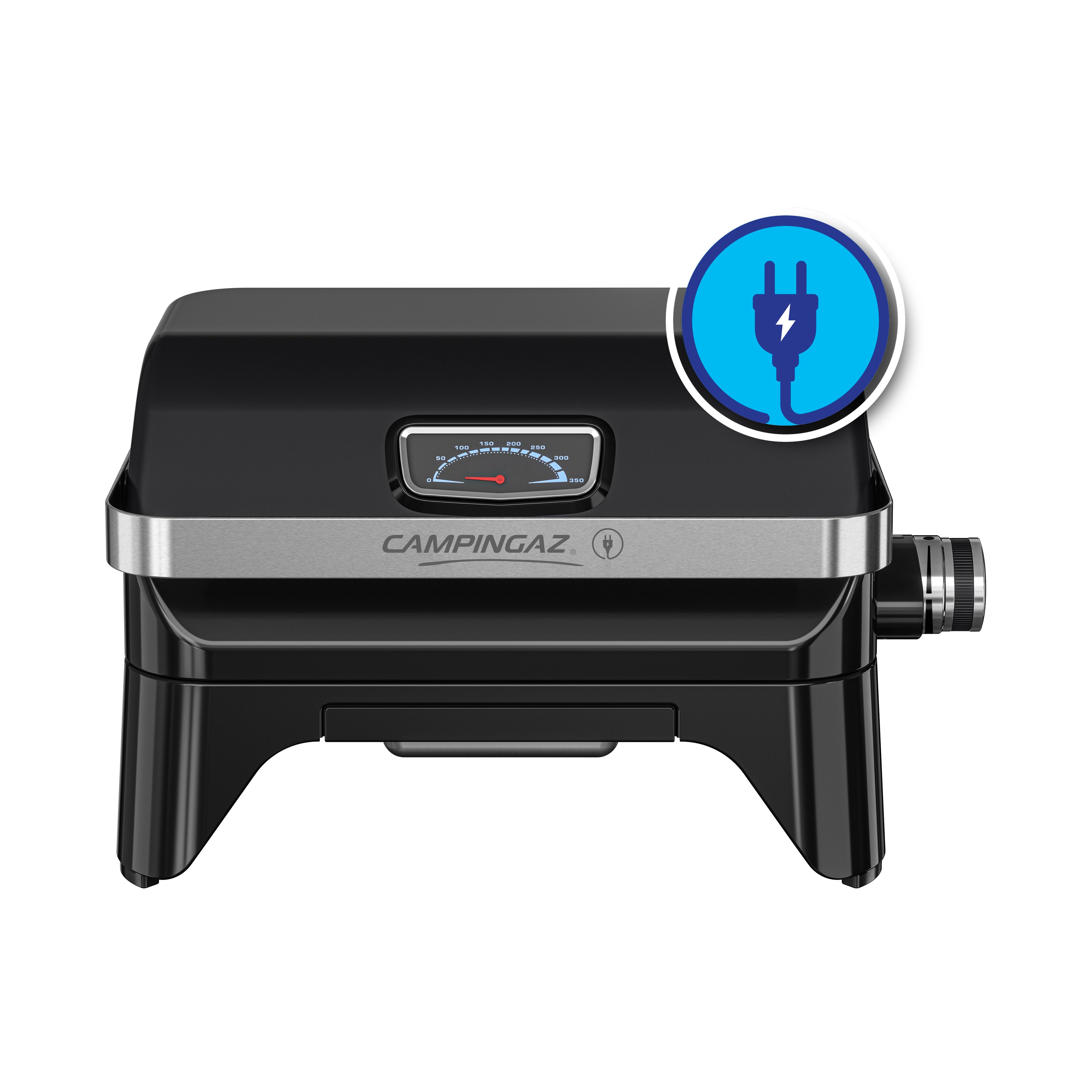 Parrilla Eléctrica Campingaz Attitude 2go Eléctrica Negra/Plateada, 2.000 Vatios, Modelo 2024 2177560