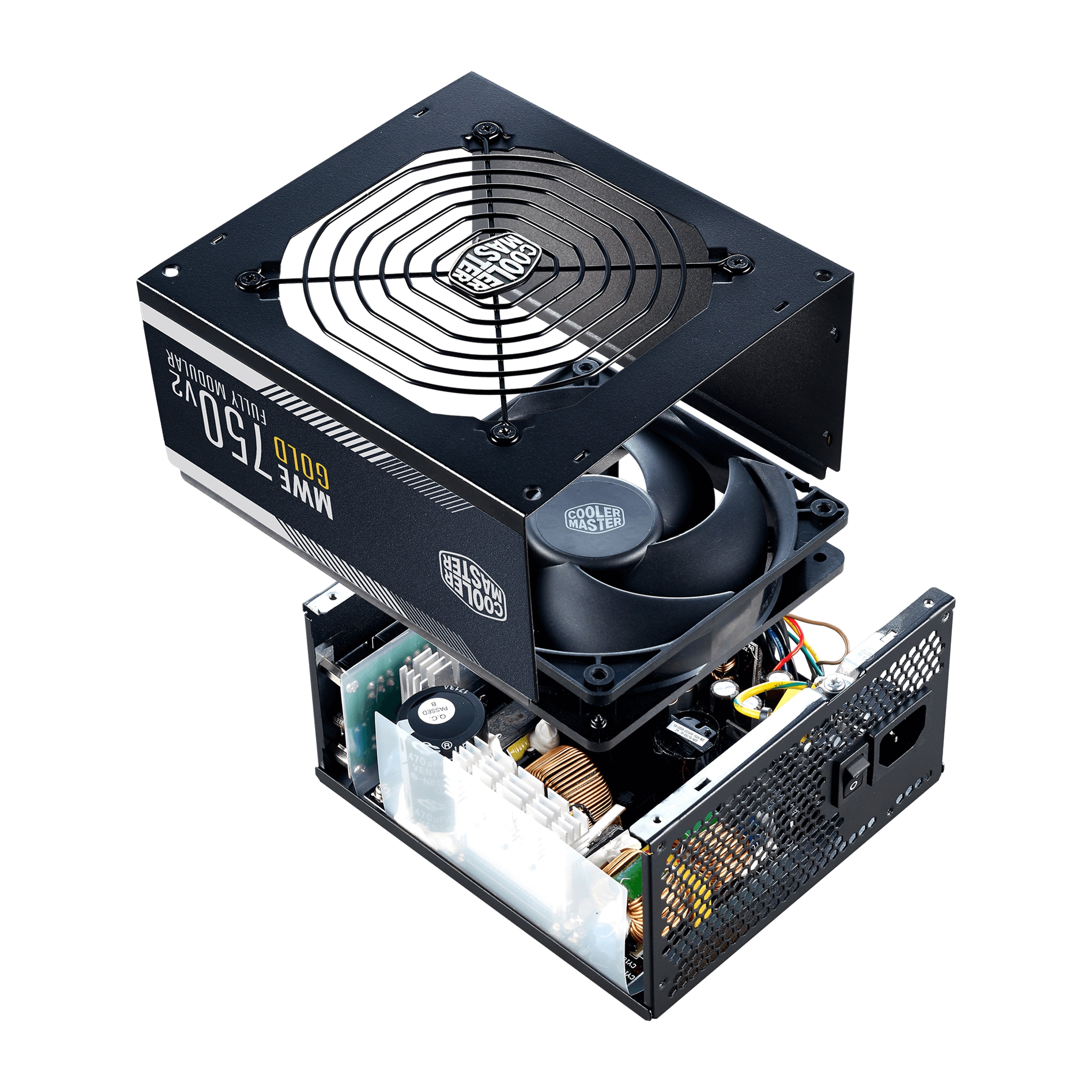 Fuente De Alimentacion Cooler Master Mwe Gold 750 - V2 750 W 24-Pin Atx Atx Negro Mwe Gold V2 750 750w Ful Modular 80+ Gold Mpe-7501-Afaag-Eu