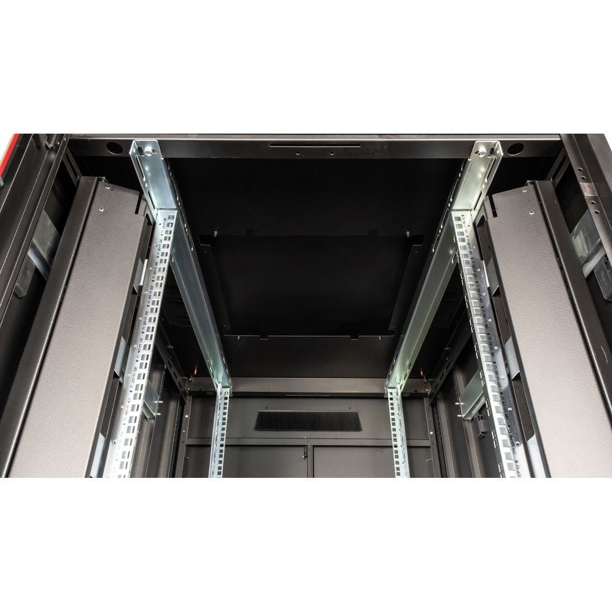 Roline 19-Zoll Netzwerkschrank Pro 26 He, 800x1000 Bxt Glastr Schwarz