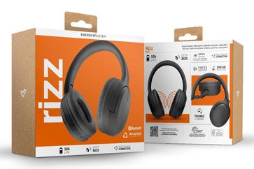 Auriculares Energy Sistem Bluetooth Rizz - Conexion Multipunto - Anc - Hasta 50h De Bateria - Deep Bass Para Graves