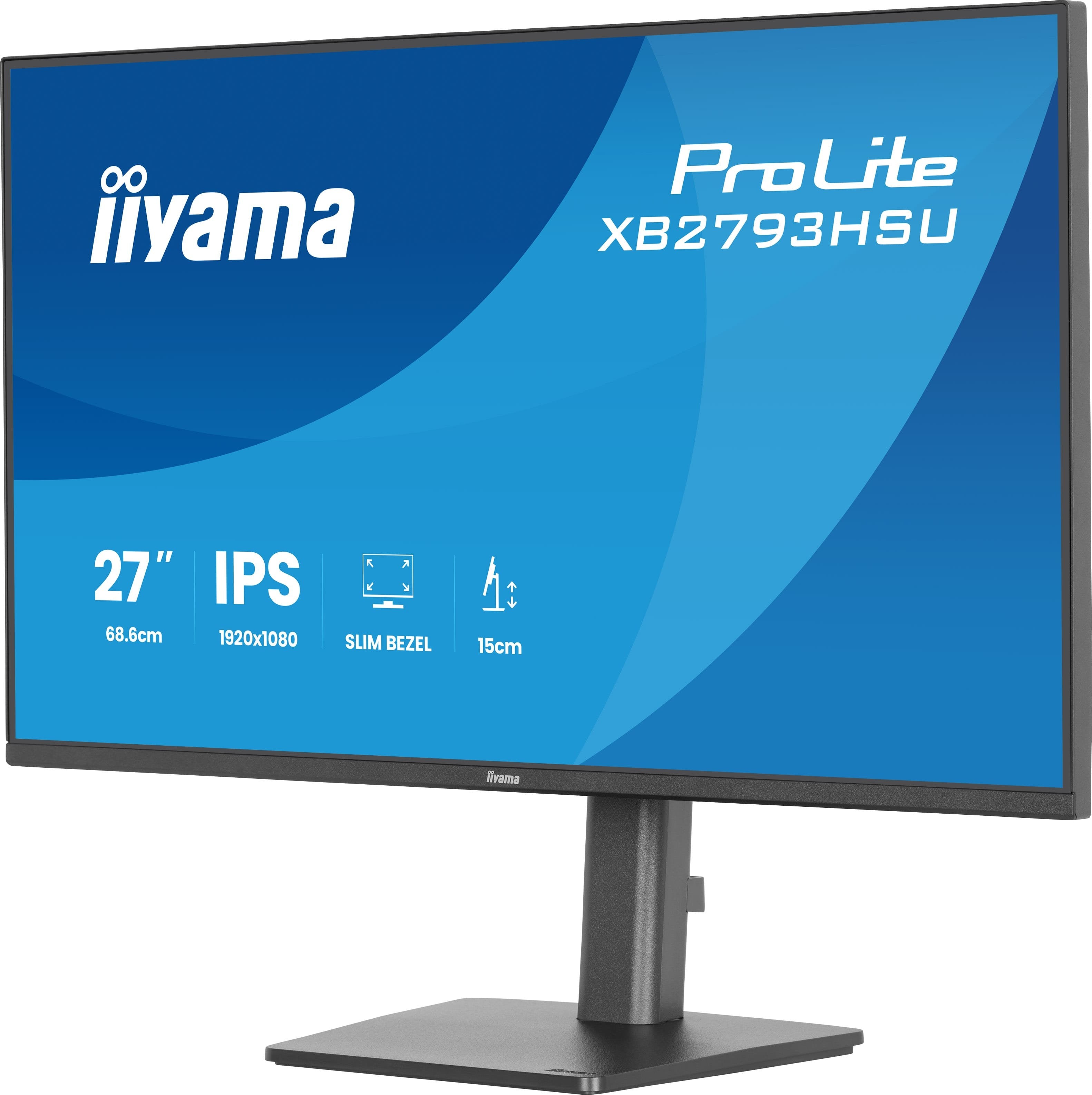 Iiyama Prolite Xb2793hsu-B1 Pantalla Para Pc 68,6 Cm (27") 1920 X 1080 Pixeles Full Hd Led Negro