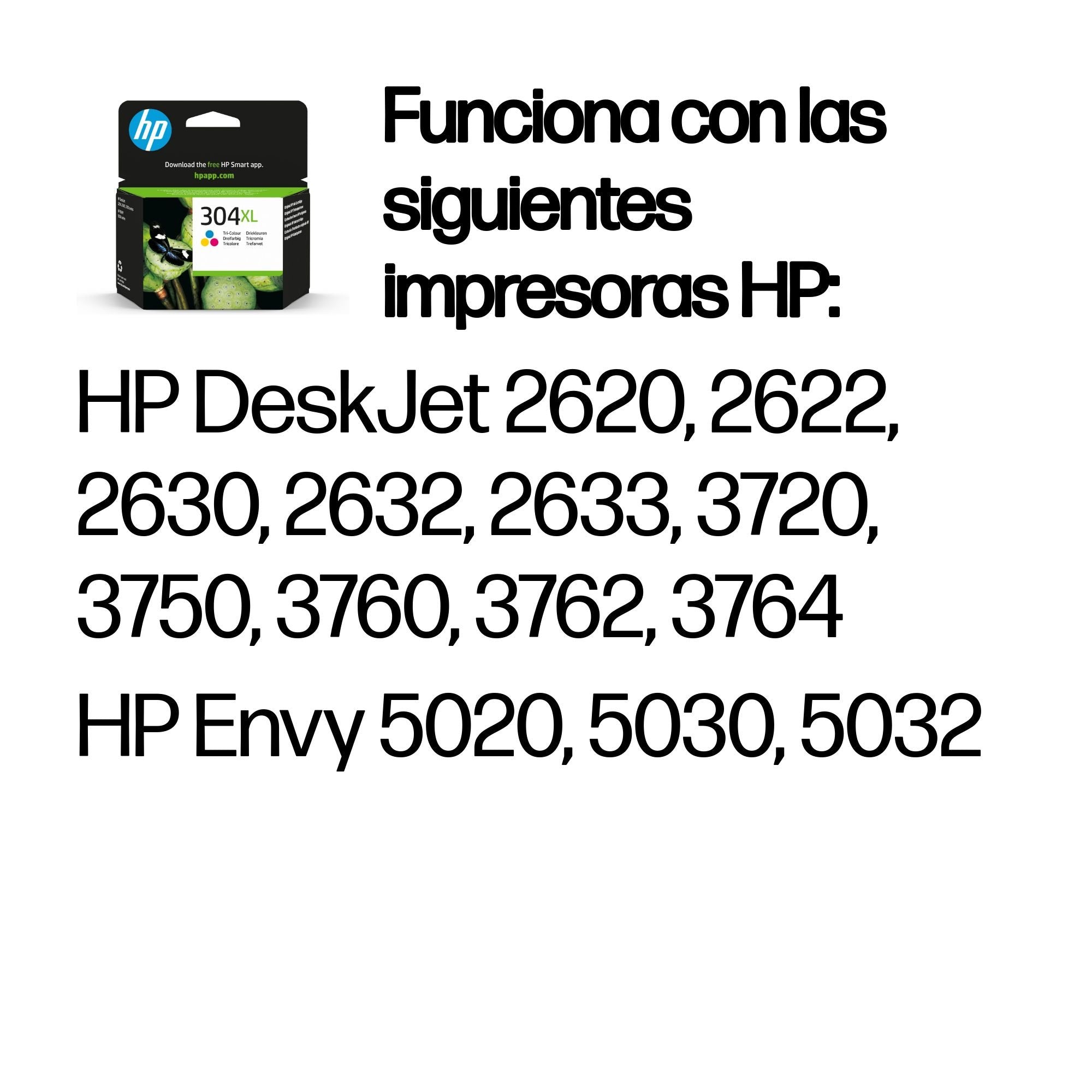 EAN 0889894860781 - HP 304XL Tri-color Original Ink Cartridge cartucho de tinta 1 pieza(s) Alto rendimiento (XL) Cian, Magent imagen 2