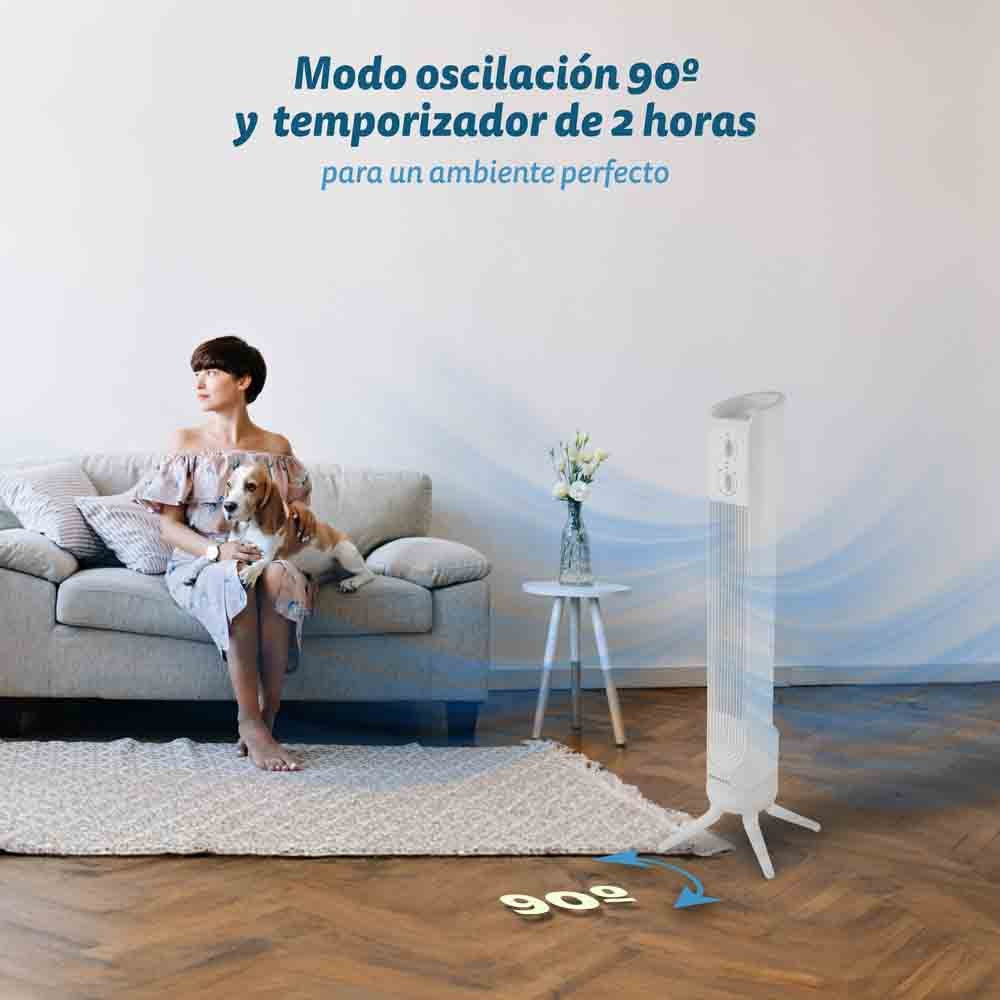 Ventilador De Torre Grunkel Tf-324l Bl 45w 3 Velocidades