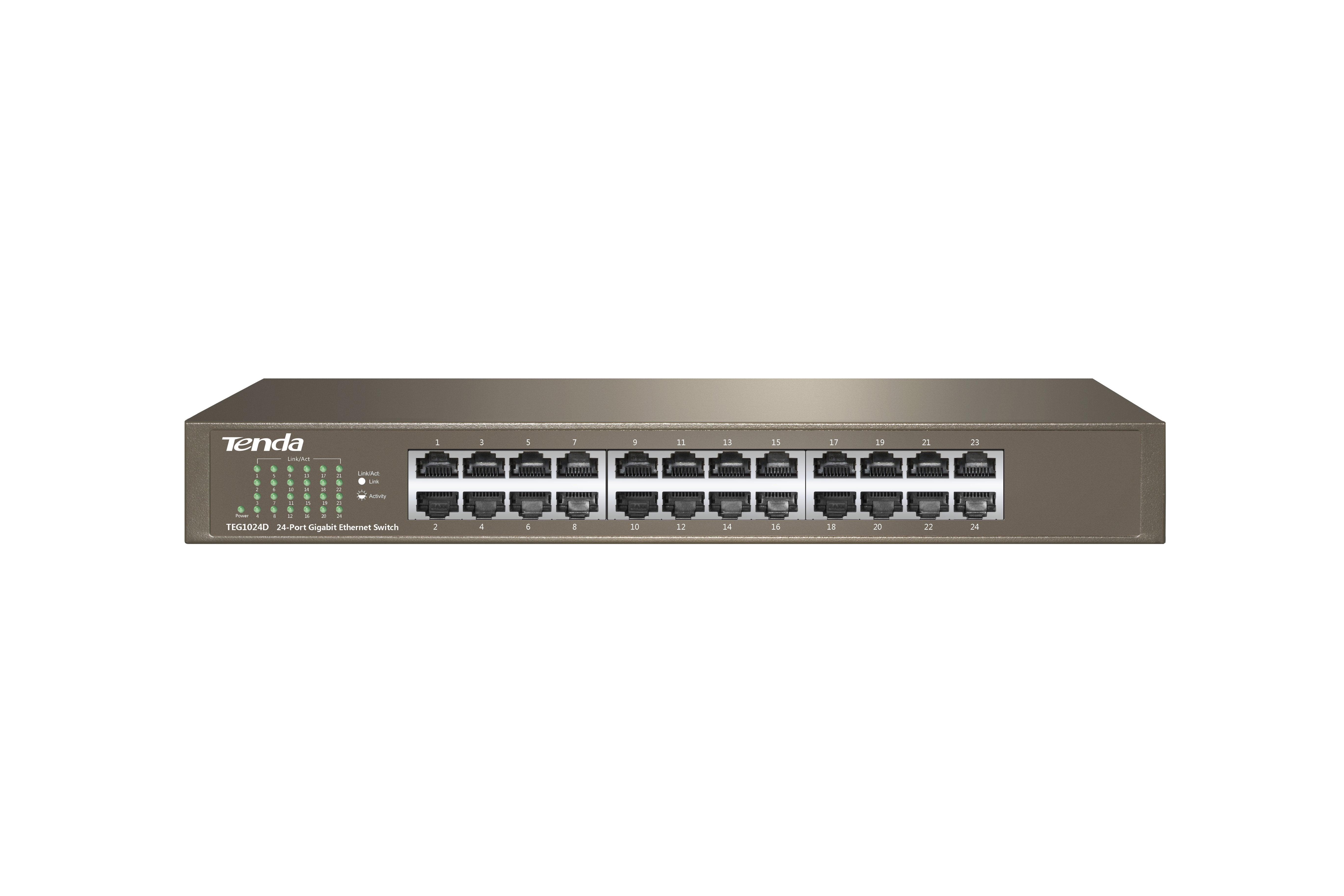 EAN 6932849403305 - Tenda 24-port Gigabit Ethernet Switch No administrado Azul imagen 3