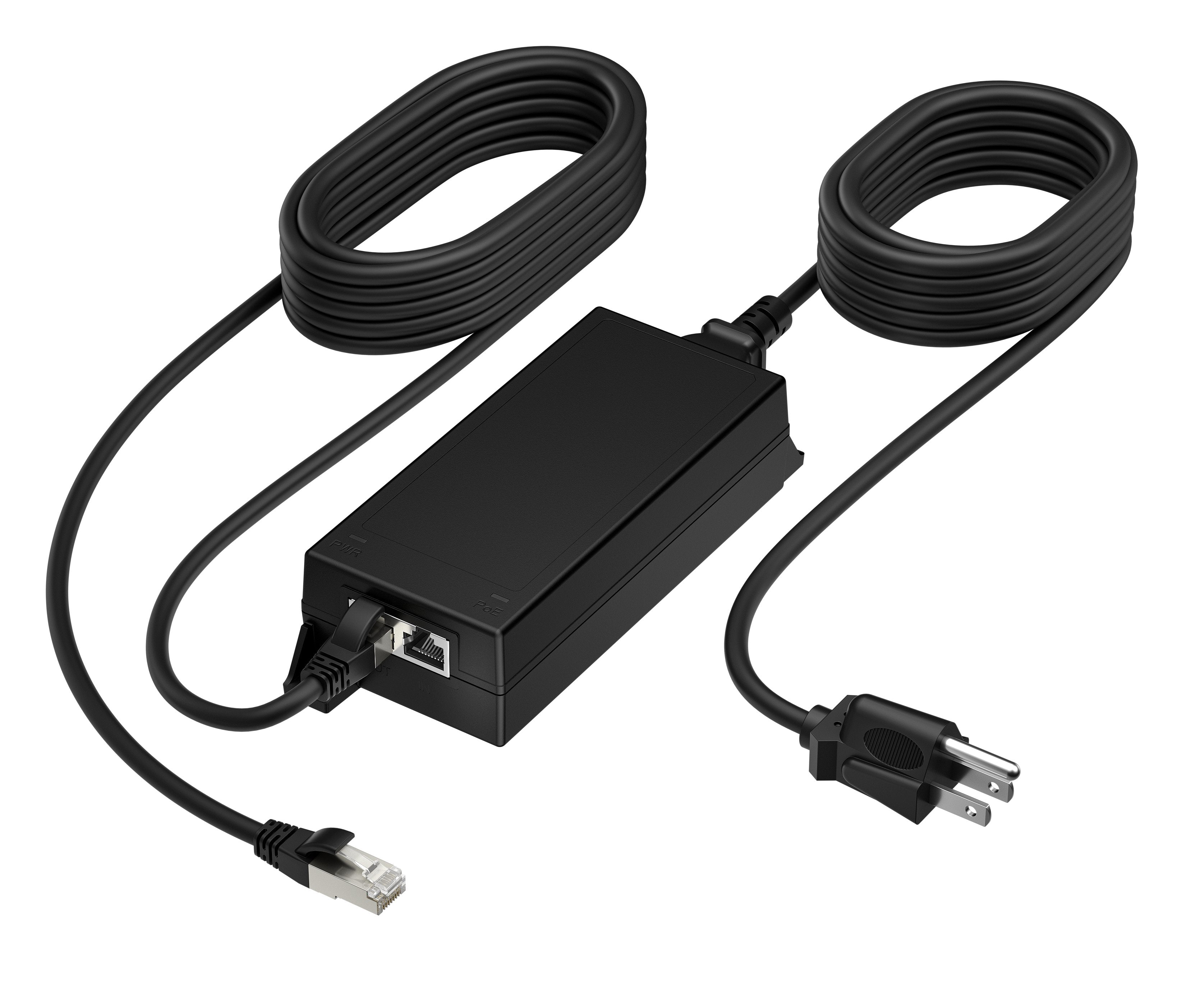 EAN 198990106359 - HP Poly PoE++ 65W 2.5G Adapter with 3.66m CAT6A Cable and Power Cord Negro imagen 2