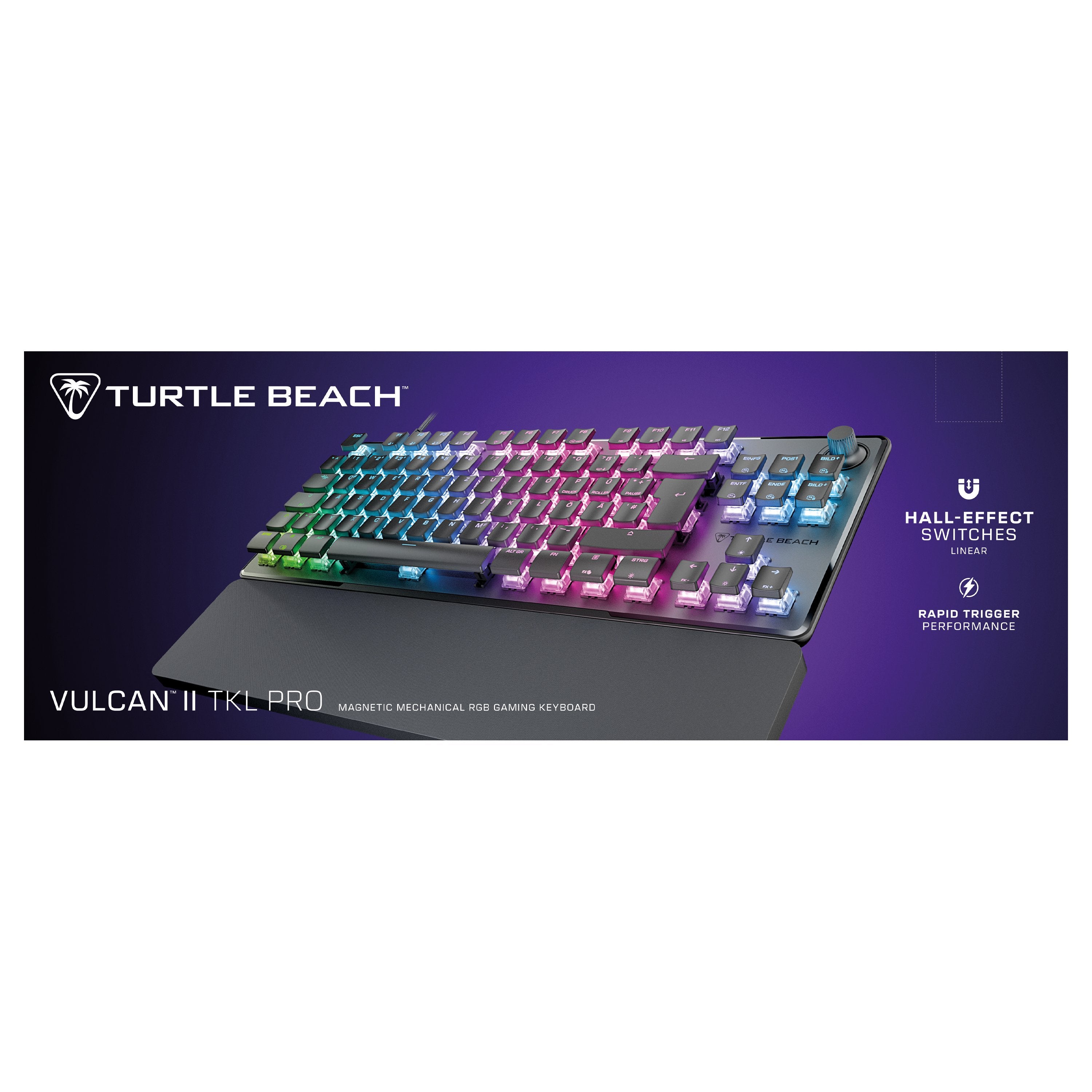 EAN 0731855220069 - Turtle Beach Vulcan II TKL Pro teclado Juego USB AZERTY Alemán Negro imagen 12