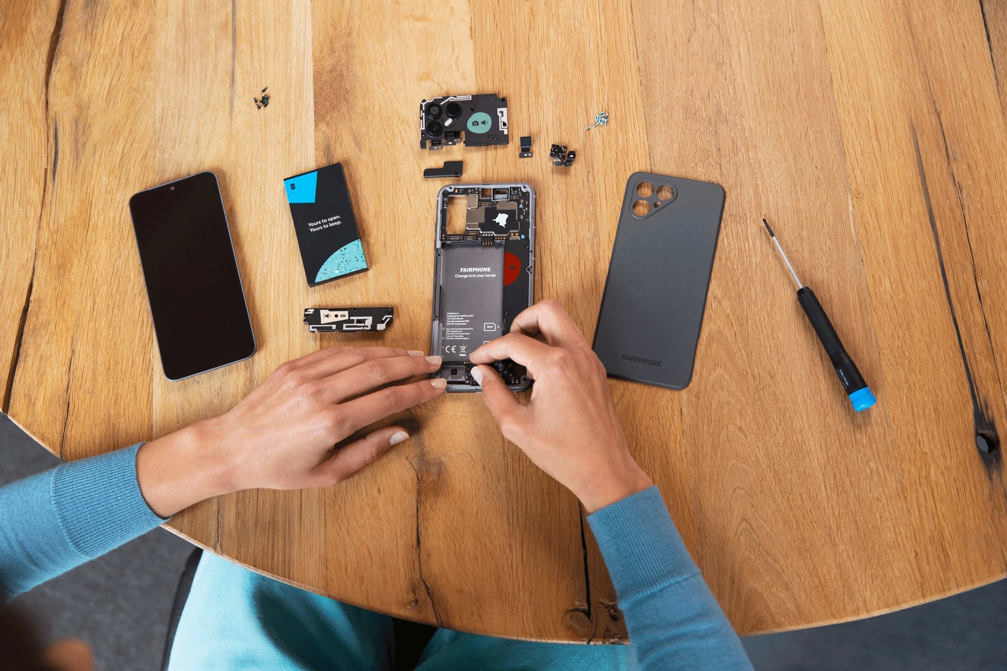 EAN 8718819372097 - Fairphone 4 16 cm (6.3") SIM doble Android 11 5G USB Tipo C 6 GB 128 GB 3905 mAh Gris imagen 16