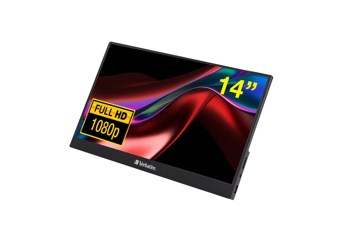 EAN 0023942495901 - Verbatim 49590 pantalla para PC 35,6 cm (14") 1920 x 1080 Pixeles Full HD Negro imagen 1
