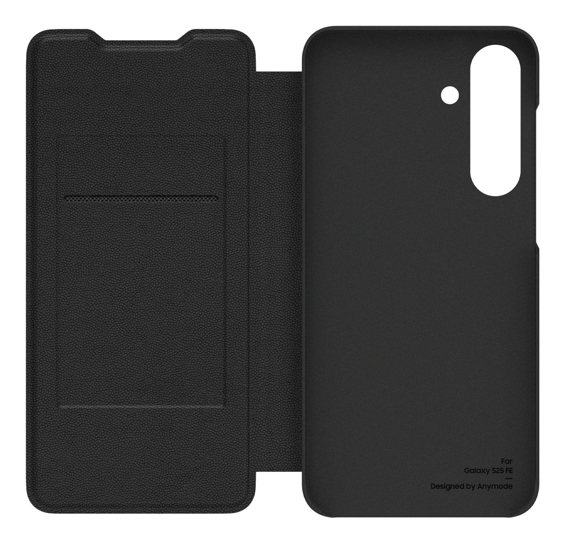 Samsung By Anymode Wallet Flip Case Fr Galaxy S25 Fe, Negro