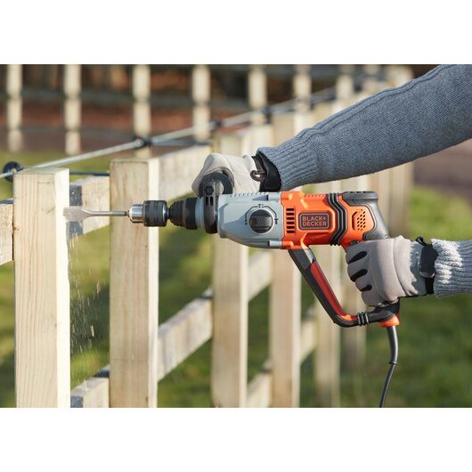Martillo Black+Decker Behs02k-Qs, Perforador Negro/Naranja