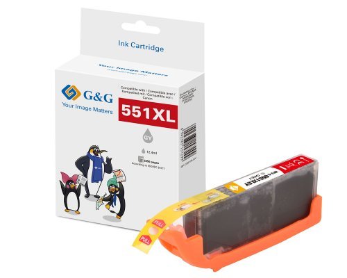 G&G Xl-Druckercartucho Compatible Con Canon Cli-551y Xl
