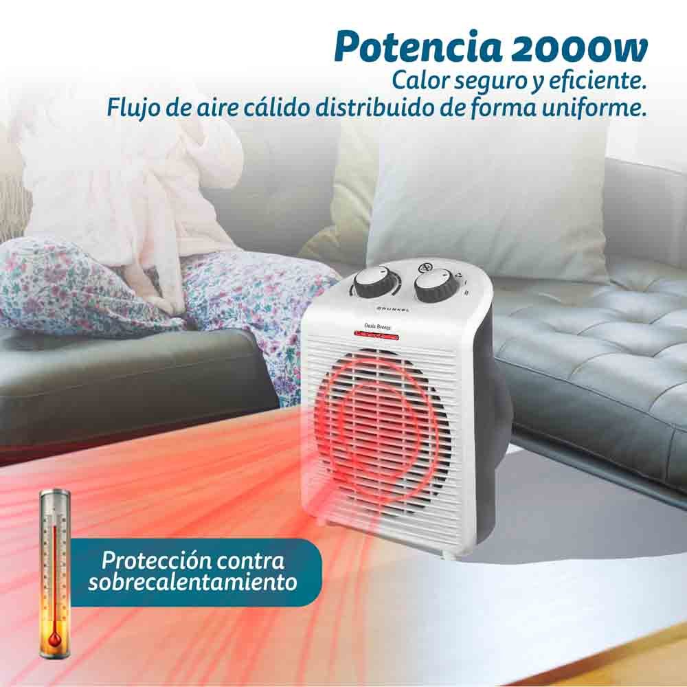 EAN 8426156018607 - Grunkel WB-2000PLUSBL Interior Gris Oscuro 2000 W Ventilador eléctrico imagen 2