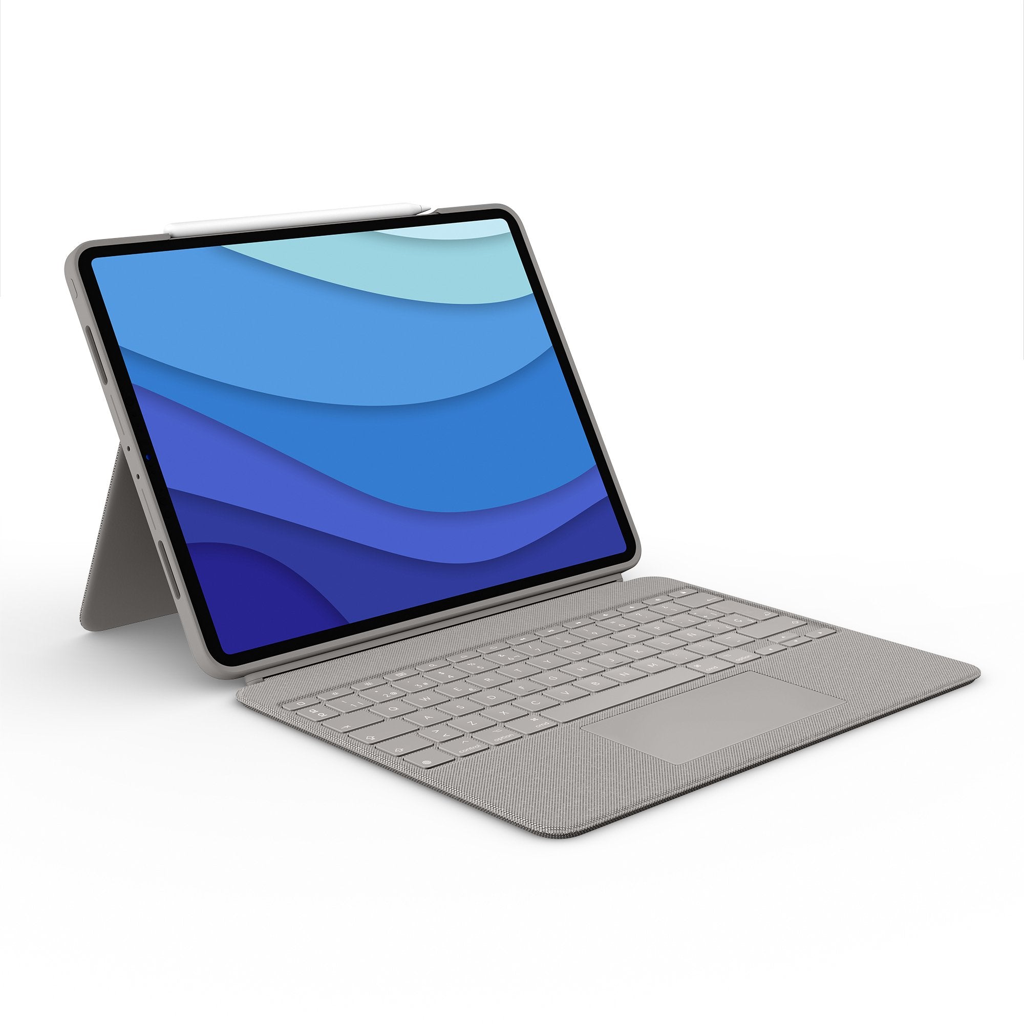 Funda + Teclado Español Logitech Combo Touch Sand Para Ipad Pro 12.9" (5 Gen)