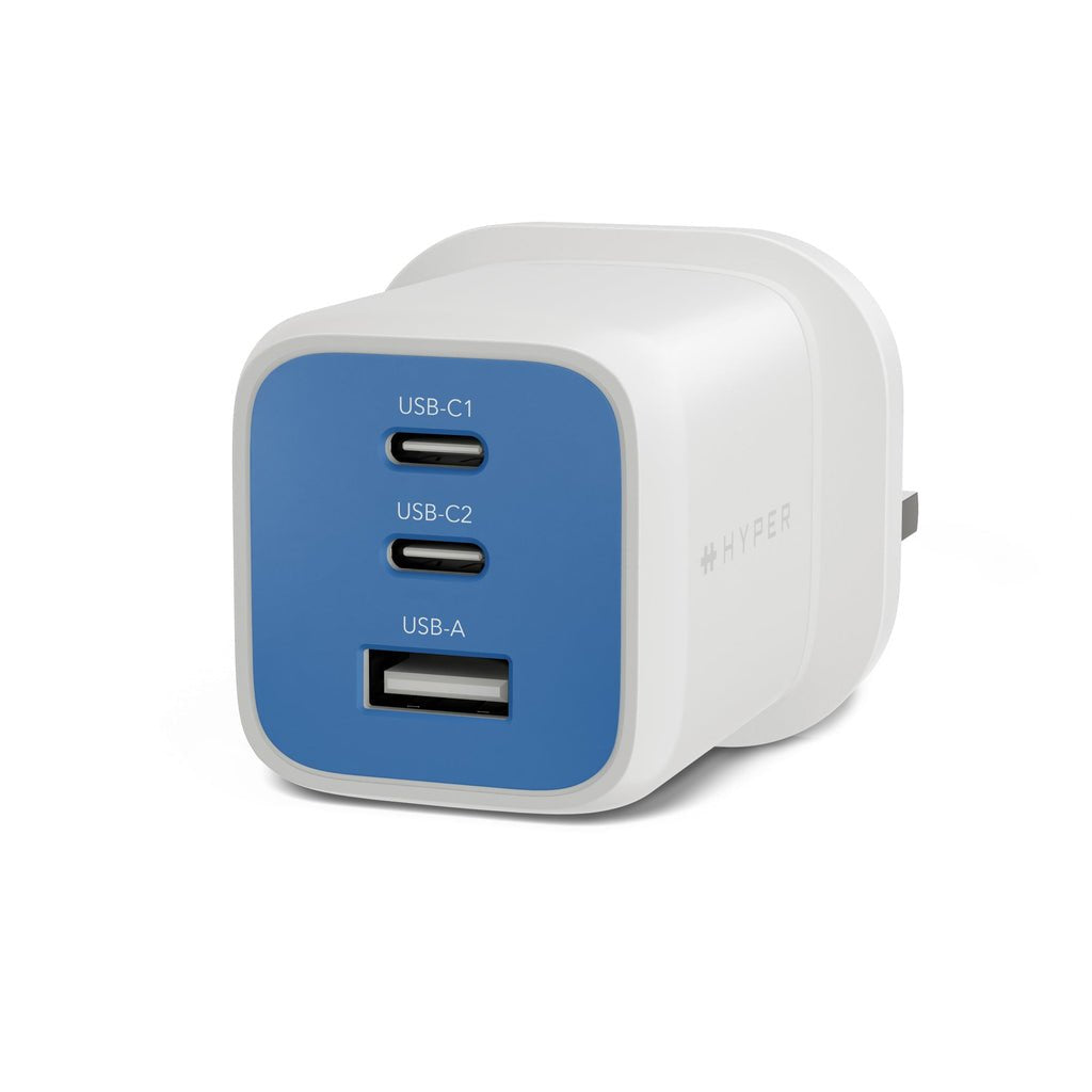 Targus Hyperjuice Flex - Fuente De Alimentación - Gan - 65 Watt - 3 Puntos De Conexión De Salida (2 X Usb-C, Usb)
