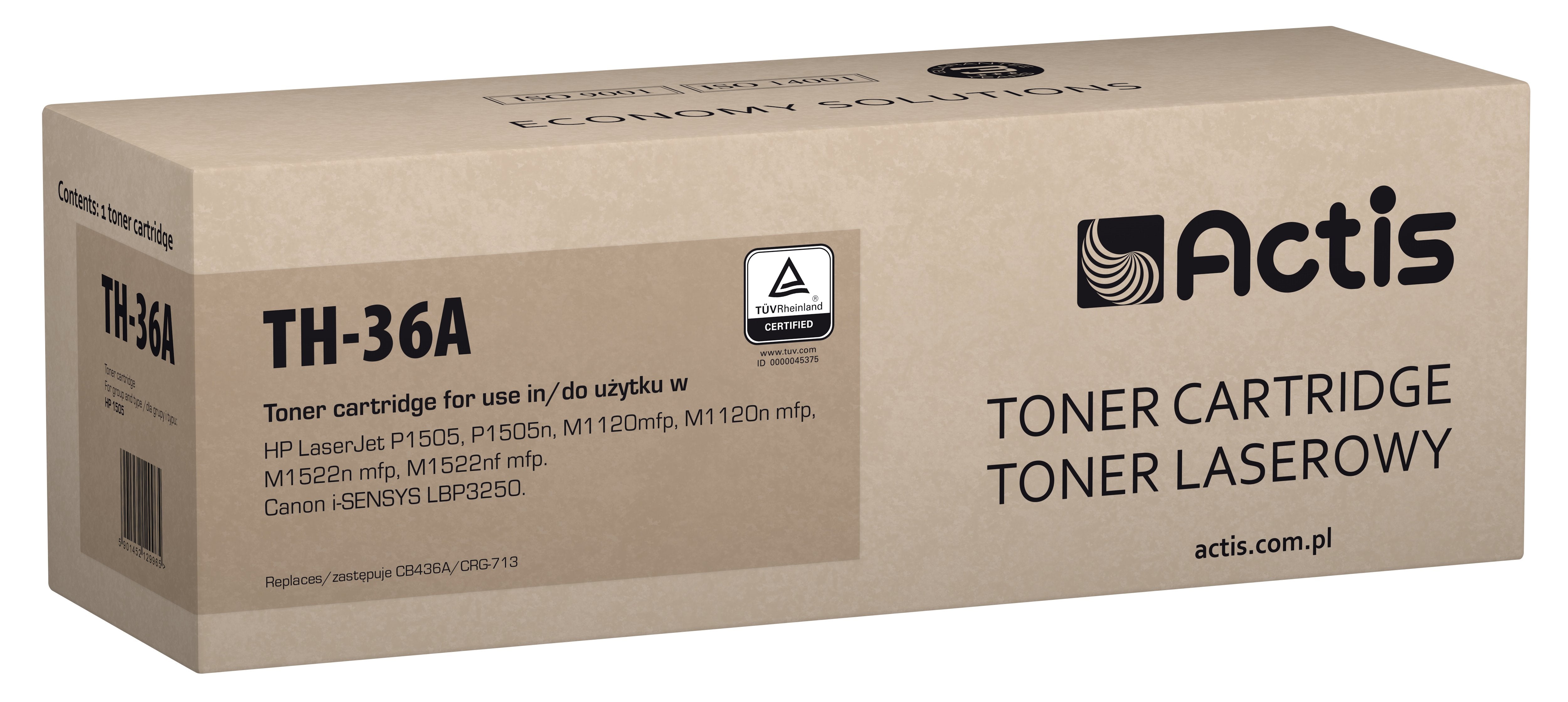 EAN 5901452129965 - Actis TH-36A cartucho de tóner 1 pieza(s) Compatible imagen 1