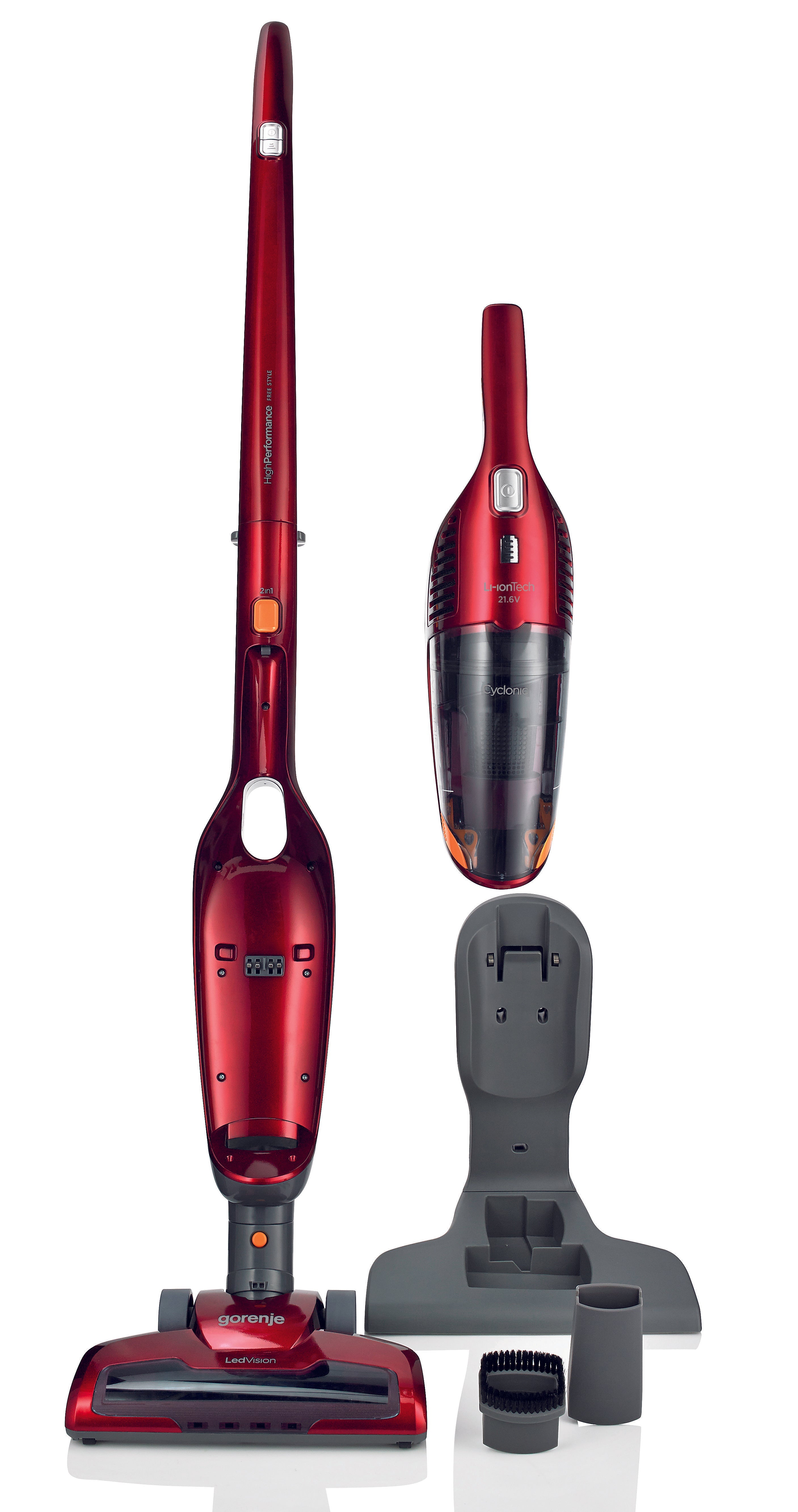 EAN 3838942149672 - Gorenje SVC216FR aspiradora de pie y escoba eléctrica Aspiradora escoba 2 en 1 Batería Secar HEPA Sin bol imagen 3