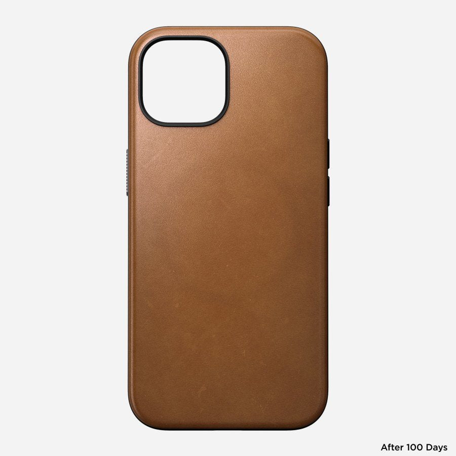 Nomad Modern Leather Case Iphone 15 English Tan