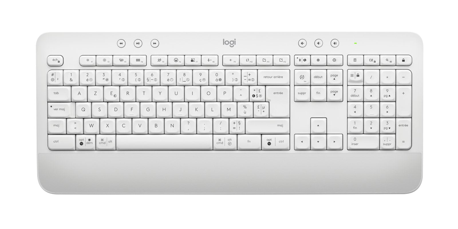 EAN 5099206105331 - Logitech 920-011023 teclado Ratón incluido Oficina Bluetooth AZERTY Francés Blanco imagen 2