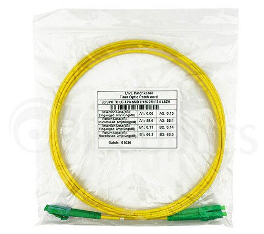Blueoptics Sfp3131bu15mm Cable De Fibra Optica 15 M Lc G.657.A1 Amarillo