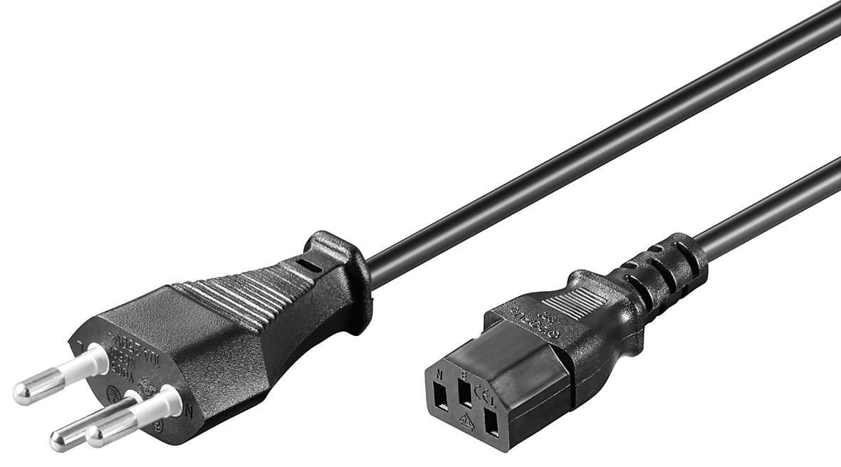 Microconnect Pe160418 Cable De Transmisión Negro 1,8 M Enchufe Tipo J C13 Acoplador