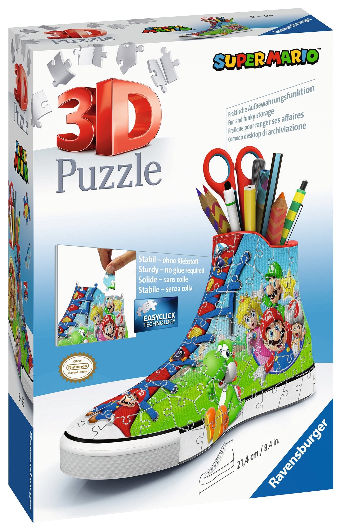 Zapatilla Super Mario Puzzle 3d