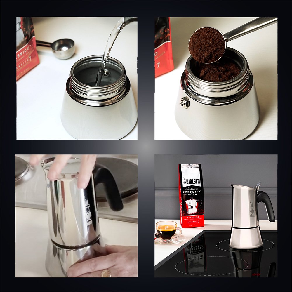 EAN 8006363028875 - Bialetti Venus box Cafetera italiana 0,1 L Plata imagen 4