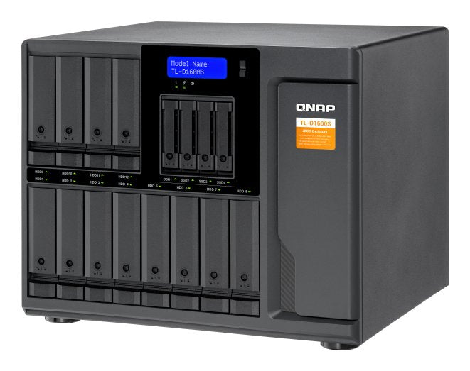 EAN 4713213516256 - QNAP TL-D1600S caja para disco duro externo Carcasa de disco duro/SSD Negro, Gris 2.5/3.5" imagen 10