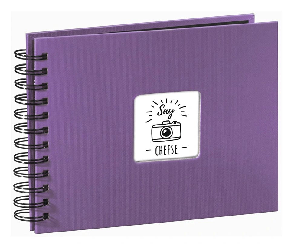 Hama Fine Art Spiral Purple 24x17 50 Black Pages 94881