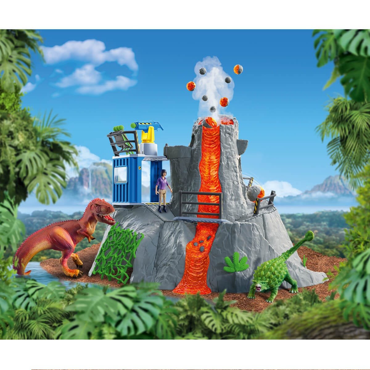 Schleich Dinosaurios Gran Volcán 42564