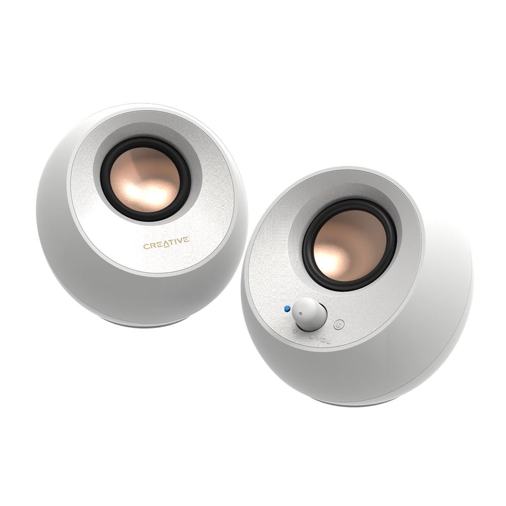 Altavoz Creative Pebble V3, Para Pc Blanco, Bluetooth, Usb-C, Jack 51mf1700aa002